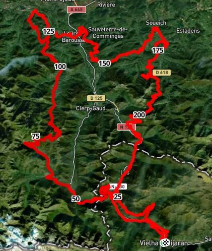 Pedals Occitania® mapa ruta