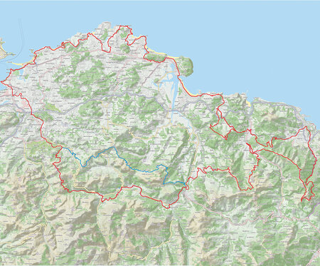 Pedales de Cantabria mapa